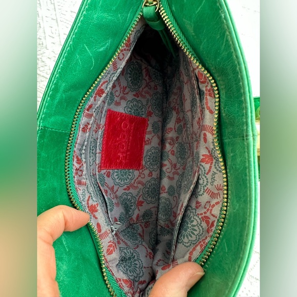 HOBO Intl. Leather Vintage Green Shoulder bag - Picture 4 of 12